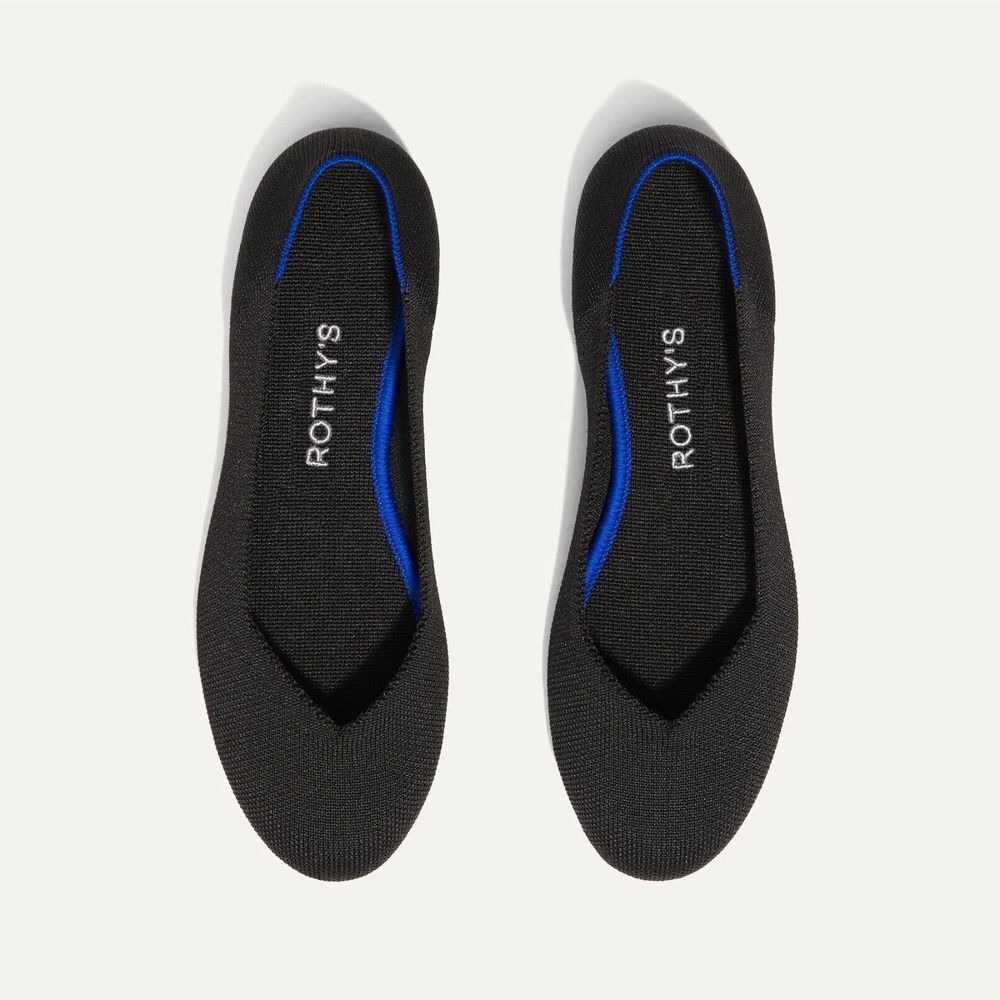 Rothy's the Flat Washable Round Toe Women 9 Soft Comfortable Knit Ballet Shoes